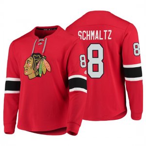 Camiseta Chicago Blackhawks Nick Schmaltz Platinum Rojo