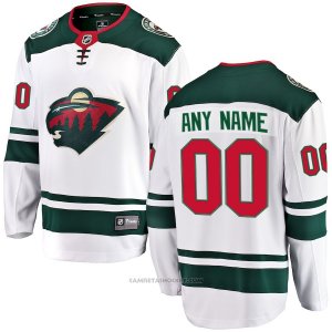 Camiseta Hockey Hombre Minnesota Wild Segunda Personalizada Blanco