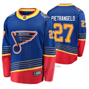 Camiseta Hockey St. Louis Blues Alex Pietrangelo Retro Premier Azul