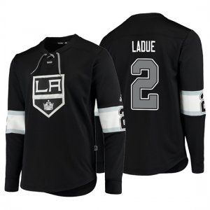 Camiseta Los Angeles Kings Paul Ladue Adidas Platinum Negro