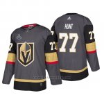 Camiseta Golden Knights Brad Hunt Bound Patch 2018 Stanley Cup Final Gris