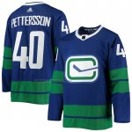 Camiseta Hockey Vancouver Canucks Elias Pettersson Autentico Alterno 2020-21 Azul