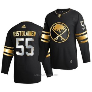Camiseta Hockey Buffalo Sabres Rasmus Ristolainen Golden Edition Limited Autentico 2020-21 Negro