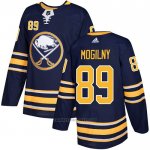 Camiseta Hockey Buffalo Sabres 89 Alexander Mogilny Autentico Azul