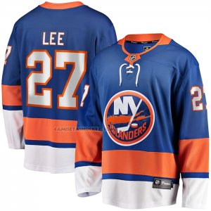 Camiseta Hockey New York Islanders Anders Lee Primera Breakaway Azul