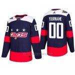 Camiseta Hockey Hombre Washington Capitals Autentico 2018 Stadium Stitched Personalizada Azul