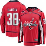 Camiseta Hockey Washington Capitals Rasmus Sandin Primera Breakaway Rojo