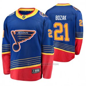 Camiseta Hockey St. Louis Blues Tyler Bozak Retro Premier Azul