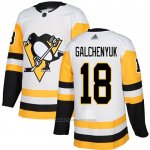 Camiseta Hockey Pittsburgh Penguins 18 Alex Galchenyuk Road Autentico Blanco