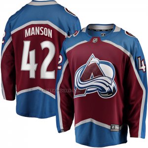 Camiseta Hockey Colorado Avalanche Josh Manson Primera Breakaway Rojo