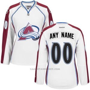 Camiseta Hockey Hombre Colorado Avalanche Segunda Personalizada Blanco