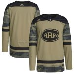 Camiseta Hockey Montreal Canadiens Logo Military Appreciation Team Autentico Practice Camuflaje