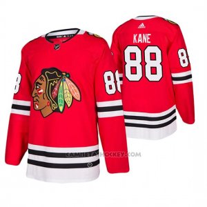 Camiseta Hockey Chicago Blackhawks Patrick Kane Primera Autentico Jugador Rojo