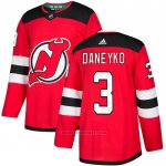 Camiseta Hockey New Jersey Devils 3 Ken Daneyko Primera Autentico Rojo
