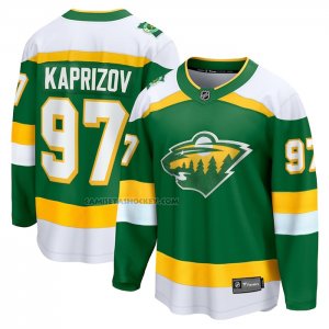 Camiseta Hockey Minnesota Wild Kirill Kaprizov Alterno Premier Breakaway 2023-24 Verde