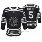 Camiseta Hockey Nino Chicago Blackhawks Connor Murphy Premier Alternato Negro