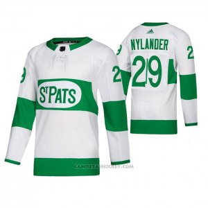 Camiseta Hockey Toronto Maple Leafs William Nylander Road Blanco