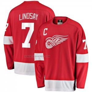 Camiseta Hockey Detroit Red Wings Ted Lindsay Premier Breakaway Retired Rojo