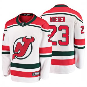 Camiseta New Jersey Devils Stefan Noesen Alternato Breakaway Blanco