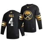 Camiseta Hockey Buffalo Sabres Taylor Hall Golden Edition Limited Autentico 2020-21 Negro