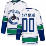 Camiseta Hockey Hombre Vancouver Canucks Segunda Personalizada Blanco