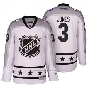 Camiseta Hockey Columbus Blue Jackets Seth Jones 3 2017 All Star Blanco