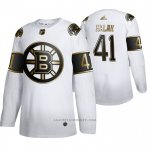 Camiseta Hockey Boston Bruins Jaroslav Halak Golden Edition Limited Blanco