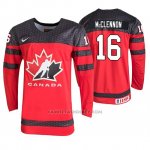 Camiseta Hockey Canada Connor Mcclennon 2019 Hlinka Gretzky Cup Rojo