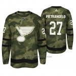 Camiseta Hockey St. Louis Blues Alex Pietrangelo Autentico Armed Special Forces Jugador