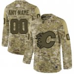 Camiseta Hockey Calgary Flames 2019 Salute to Service Personalizada Camuflaje