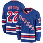 Camiseta Hockey New York Rangers Mike Gartner Premier Breakaway Retired Azul