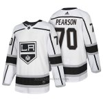 Camiseta Hockey Hombre Autentico Los Angeles Kings 70 Tanner Pearson Away 2018 Blanco