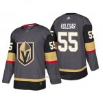 Camiseta Golden Knights Keegan Kolesar Home Autentico Jugador Gris