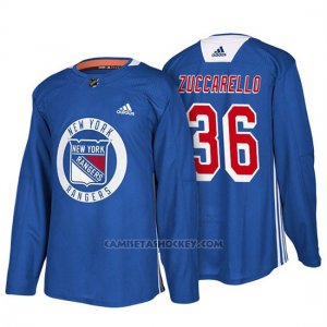 Camiseta New York Rangers Mats Zuccarello New Season Practice Azul
