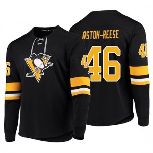 Camiseta Pittsburgh Penguins Zach Aston Reese Adidas Platinum Negro