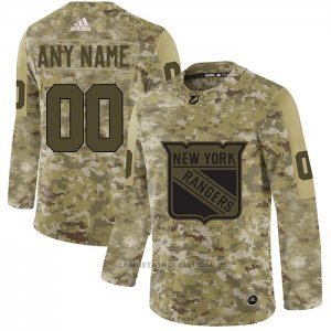 Camiseta Hockey New York Rangers 2019 Salute to Service Personalizada Camuflaje