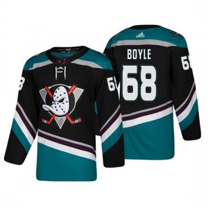 Camiseta Anaheim Ducks Kevin Boyle Alternato 25th Aniversario Adidas Autentico Negro Third