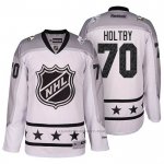 Camiseta Hockey Washington Capitals Braden Holtby 70 2017 All Star Blanco