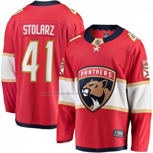 Camiseta Hockey Florida Panthers Anthony Stolarz Primera Breakaway Rojo