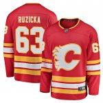 Camiseta Hockey Calgary Flames Adam Ruzicka Primera Breakaway Rojo