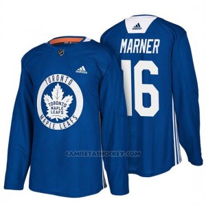 Camiseta Toronto Maple Leafs Mitchell Marner Blue New Season Practice