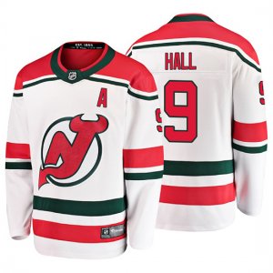 Camiseta New Jersey Devils Taylor Hall Alternato Breakaway Blanco