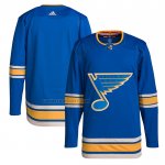 Camiseta Hockey St. Louis Blues Alterno Autentico Azul