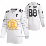 Camiseta Hockey Boston Bruins David Pastrnak Autentico 2020 All Star Blanco