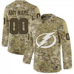 Camiseta Hockey Tampa Bay Lightning 2019 Personalizada Camuflaje