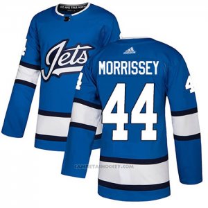 Camiseta Hockey Winnipeg Jets 44 Josh Morrissey Alterno Autentico Azul