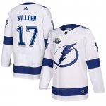 Camiseta Hockey Hombre Tampa Bay Lightning 17 Alex Killorn Blanco 2018 Autentico Road