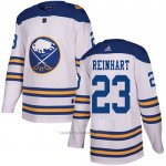 Camiseta Hockey Buffalo Sabres 23 Sam Reinhart Autentico 2018 Winter Classic Blanco