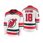 Camiseta Nino New Jersey Devils Drew Stafford Alternato Breakaway Blanco