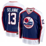 Camiseta Hockey Winnipeg Jets Teemu Selanne Breakaway Retired Azul